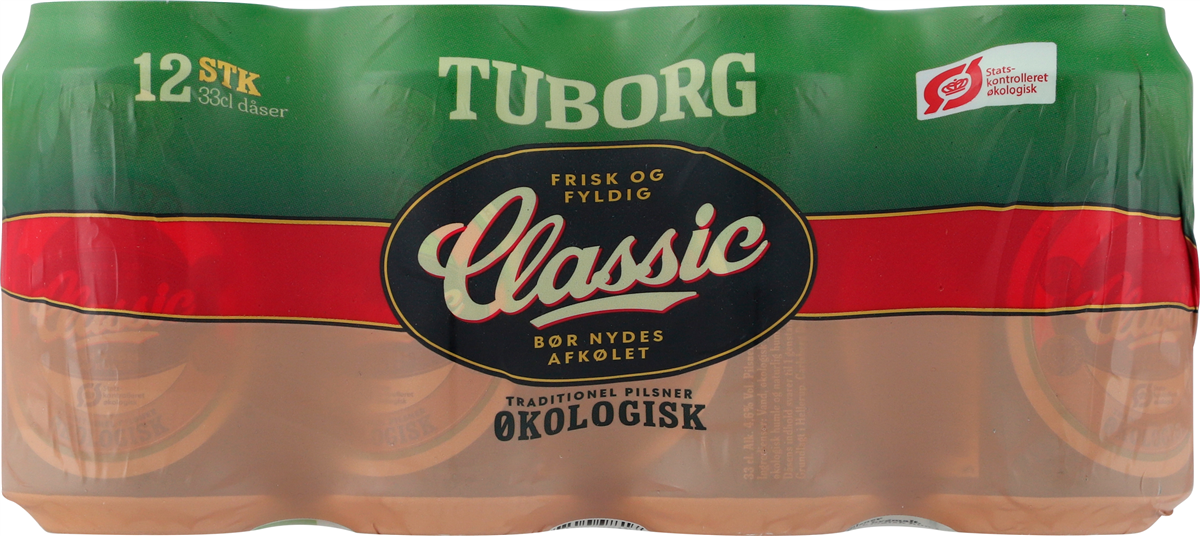 Tuborg Classic 12-pak økologisk