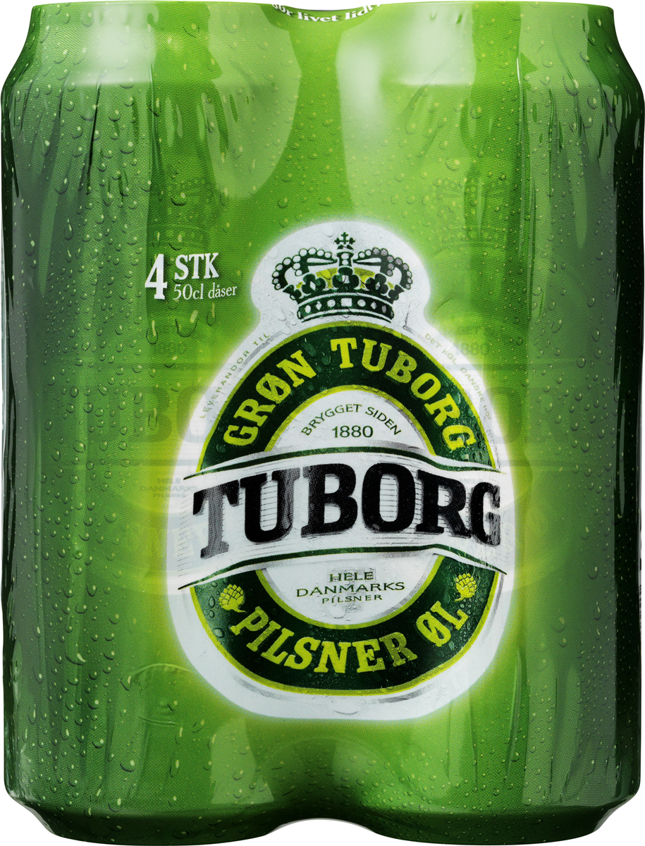 Grøn Tuborg 4,6% 2 L
