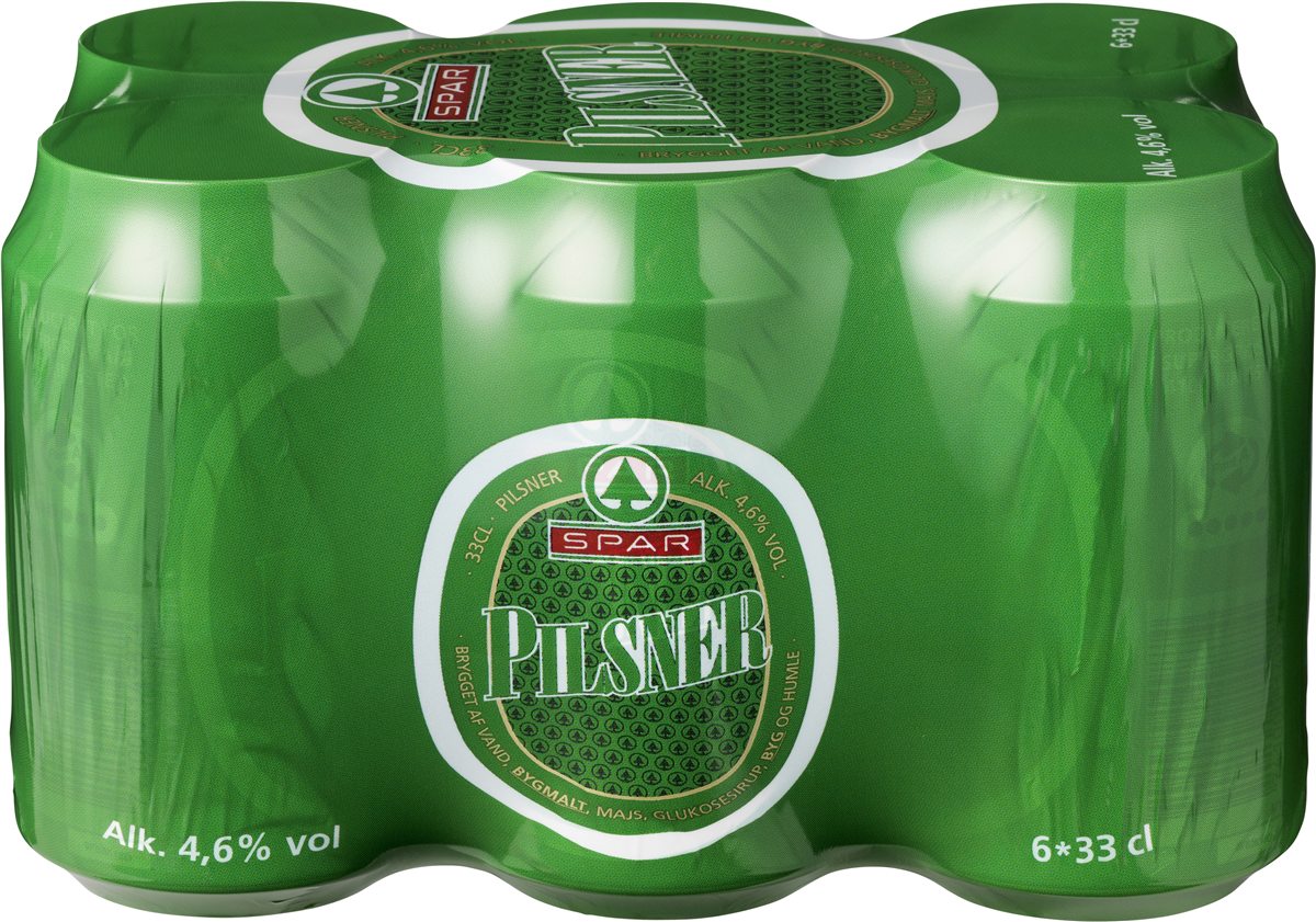 Spar pilsner 6-pak ds 1980 ml