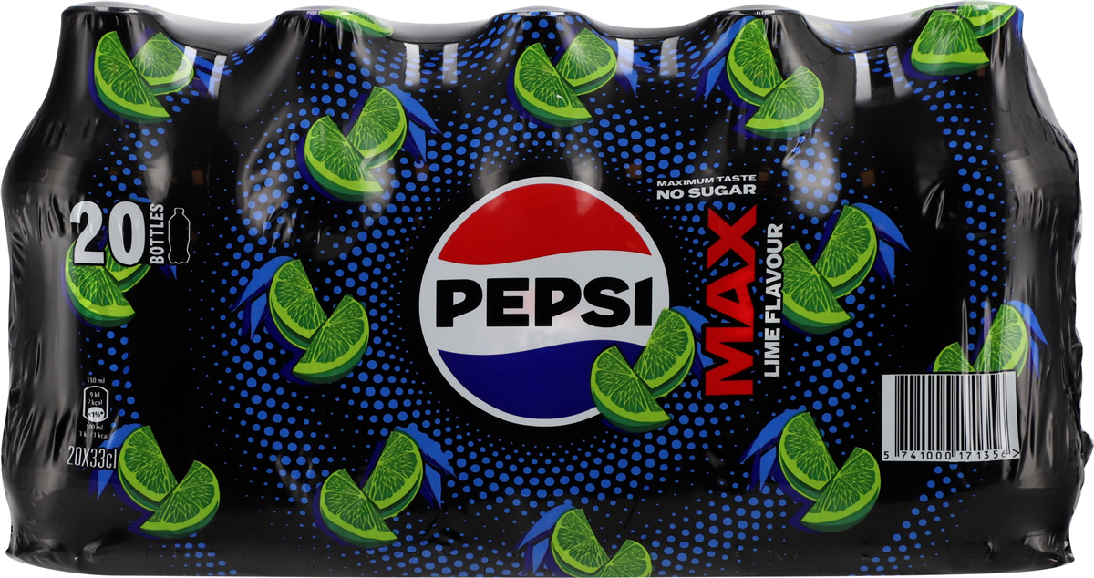 Pepsi Max Lime PET 20-pk 6600 ml