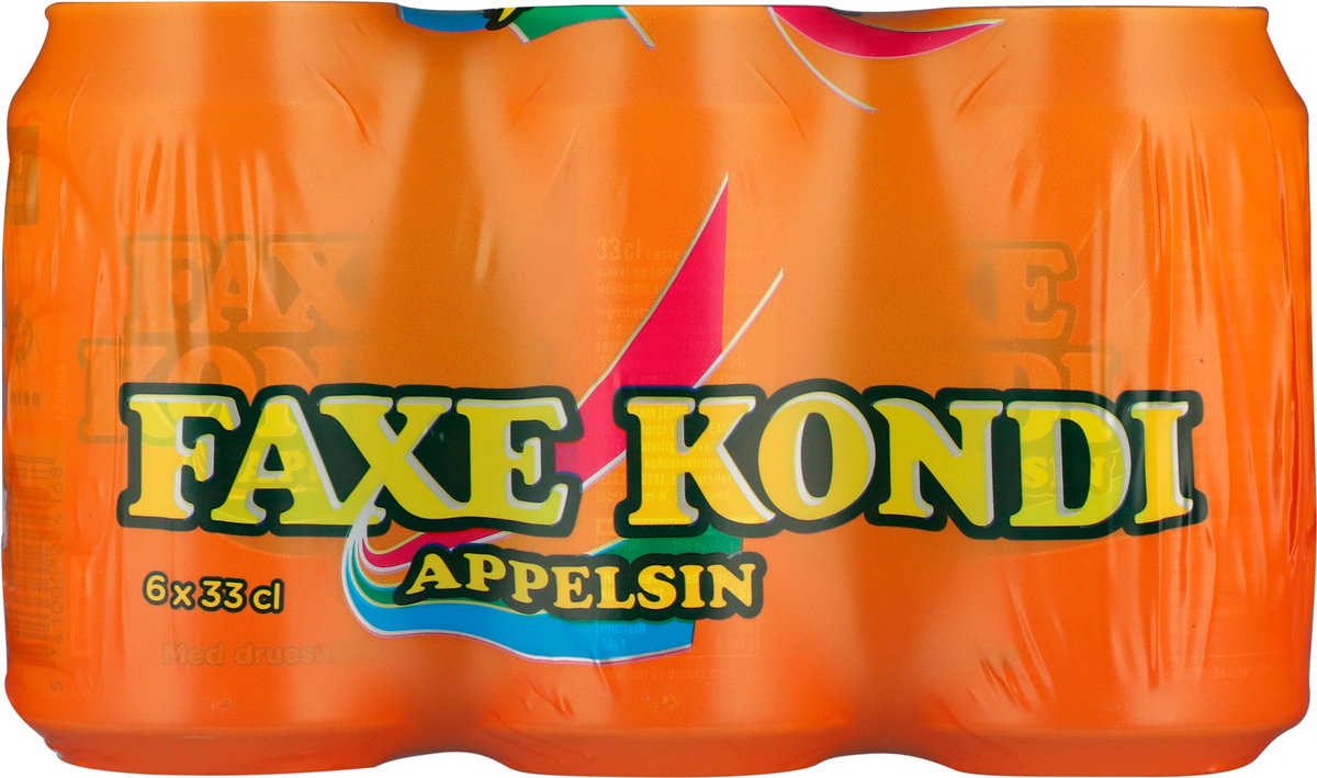 Faxe Kondi Appelsin 6 x 33 cl