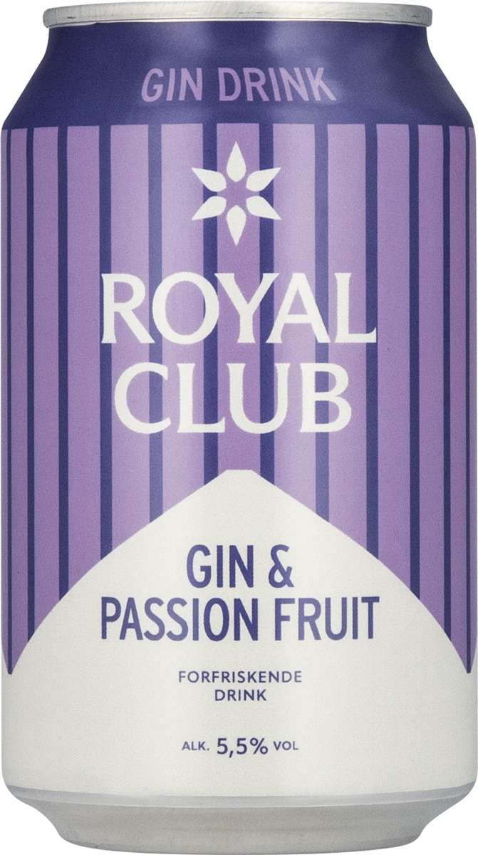 Gin & Passionfruit 5,5%, Royal Club 330 ml