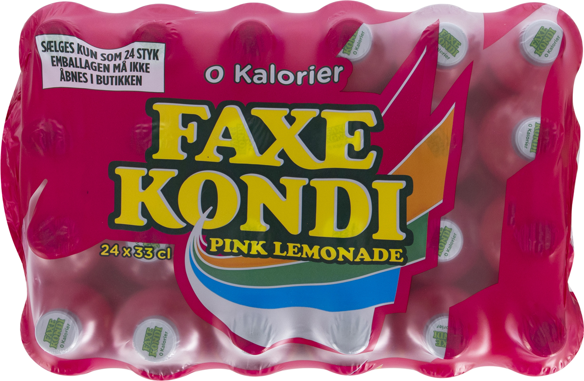 Faxe Kondi Pink 0 kal 24 pk 24 stk.