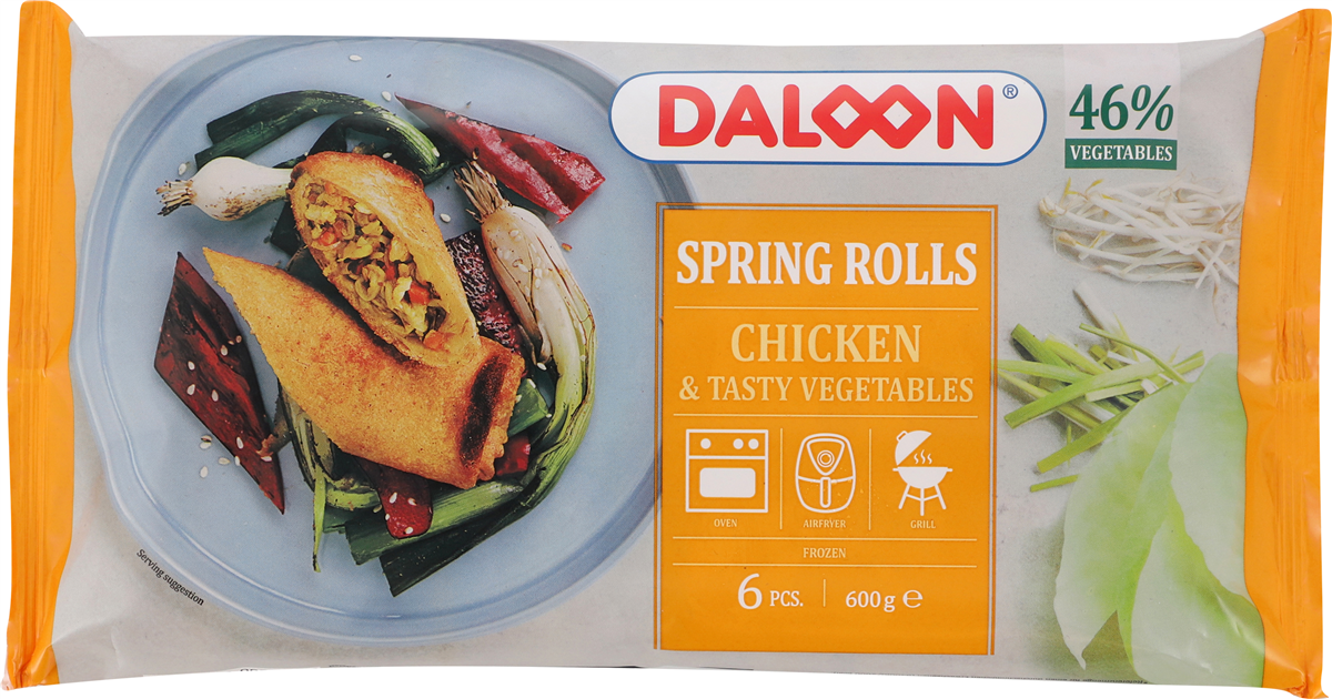 Spring Rolls Med Kylling 600 g