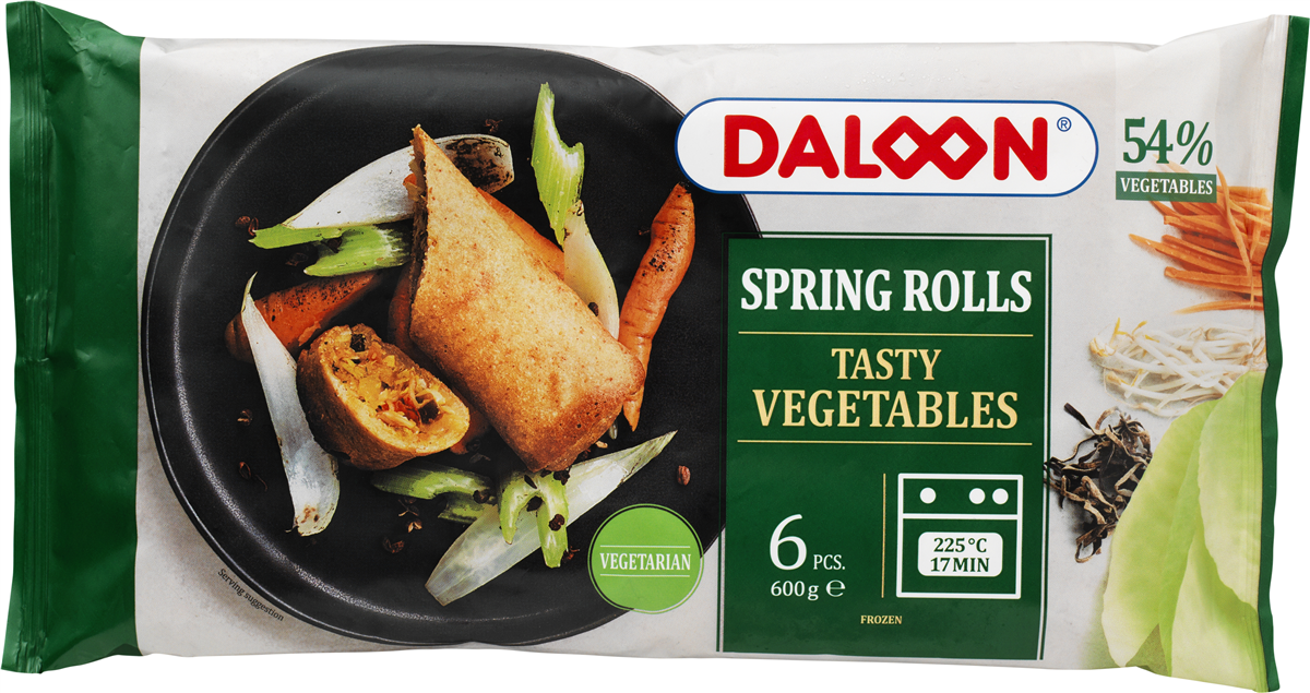 Spring Rolls med Grøntsager