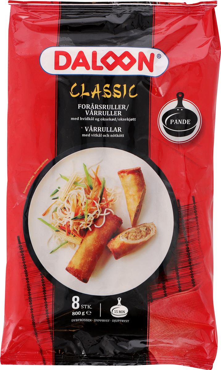 Daloon Forårsruller Classic 8 stk 800 g