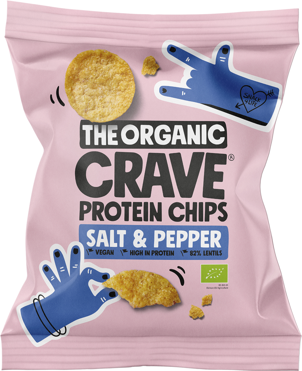 Crave Chips Salt og Peber Økologisk