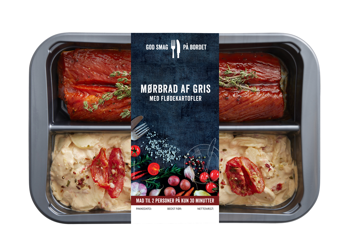 Menu mørbrad flødekartof 800 g