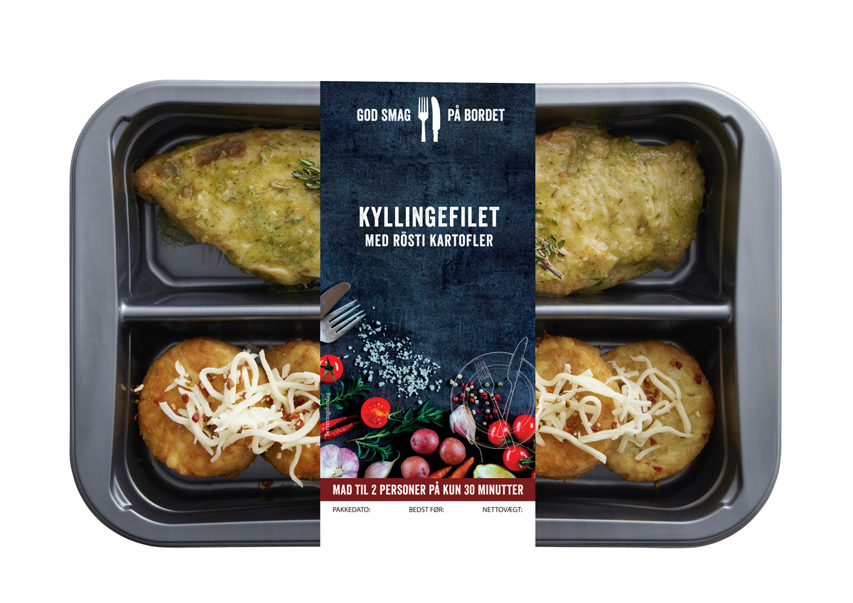 Menu kylling røsti kartof 800 g