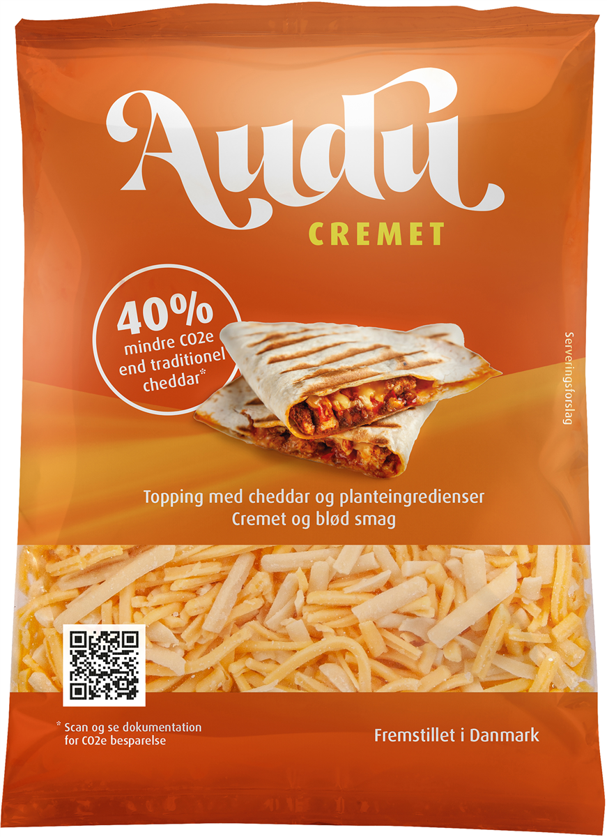 Cheddar med planter