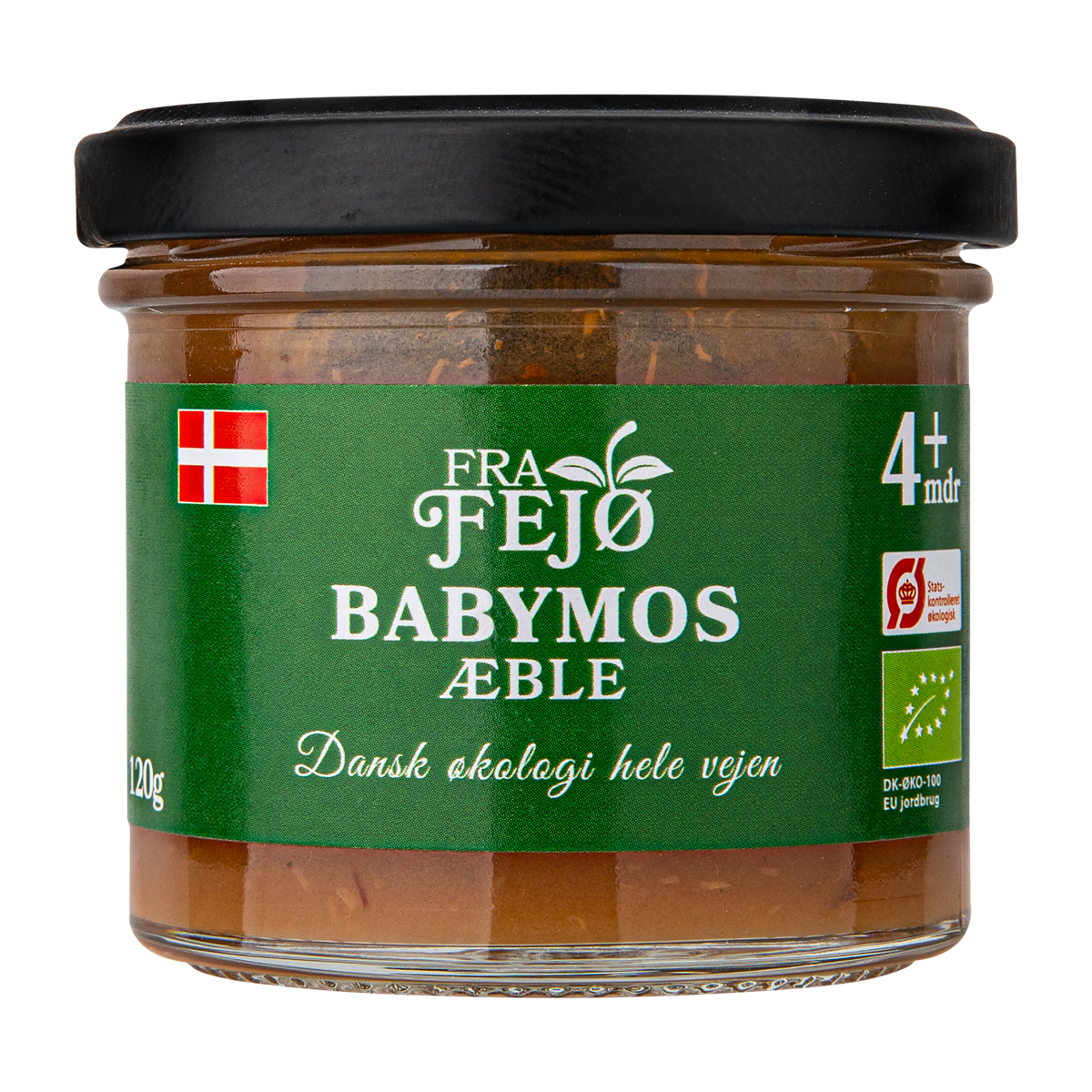 Fejø babymos m.æble øko 120 g