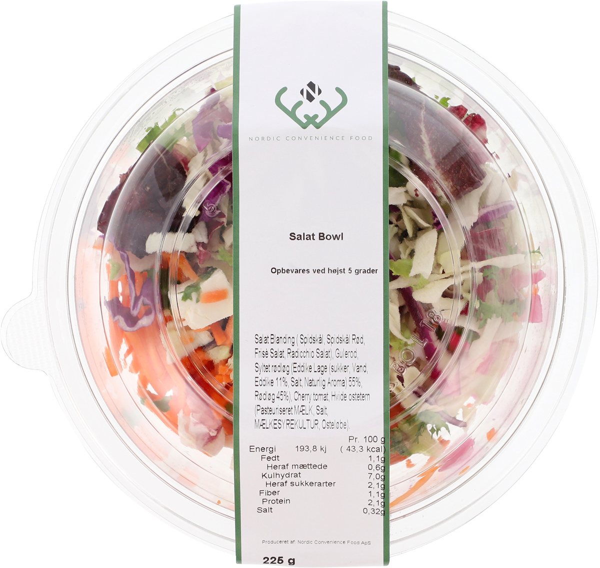 Lille hverdags Salat bowl 225 g