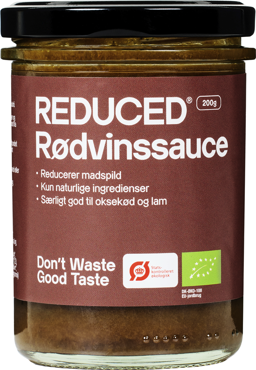 Reduced rødvinsauce øko 200 g