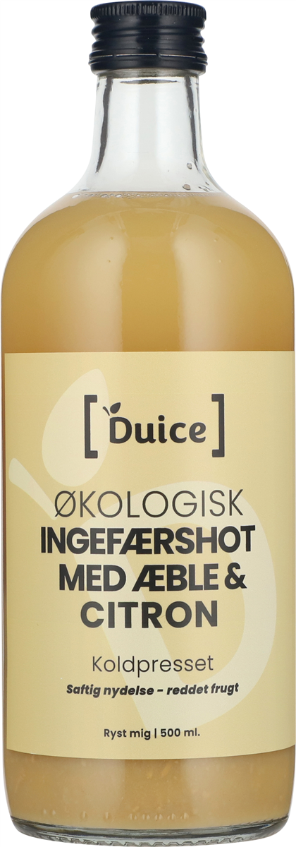 Øko Ingefærshot med Æble og Citron