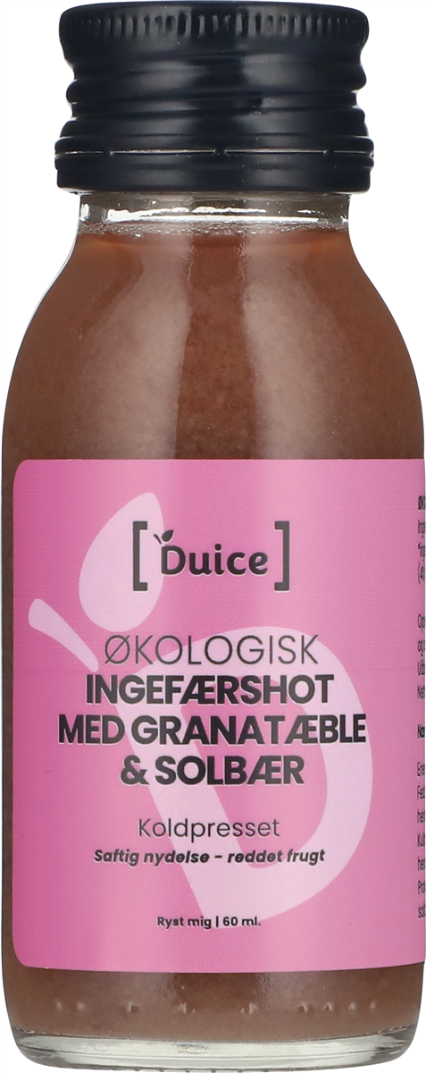 Øko Ingefærshot Med Granatæble