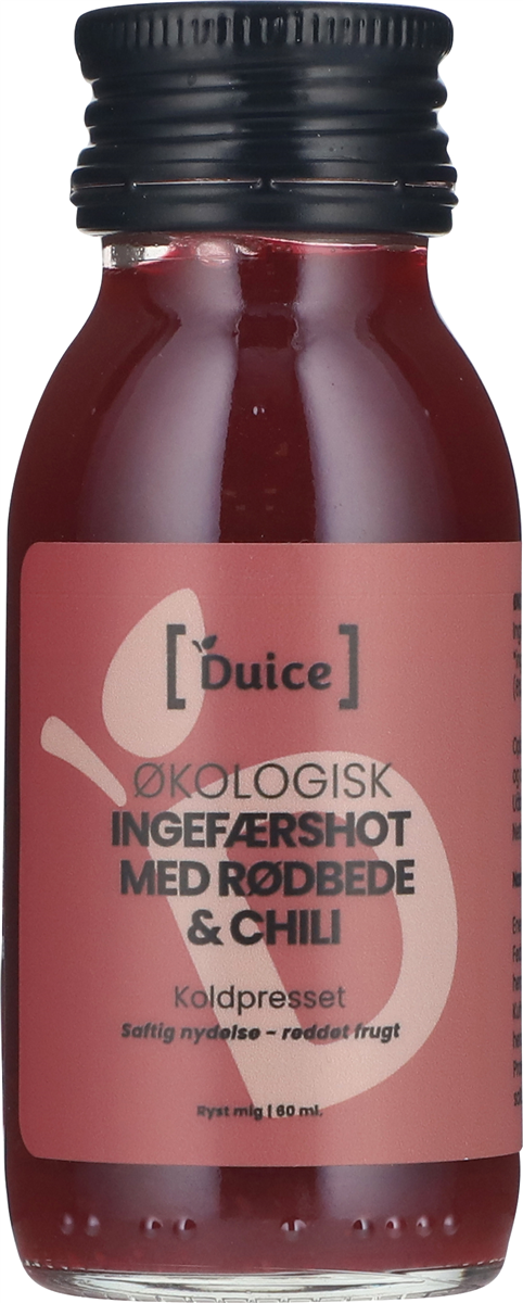 Øko Ingefærshot med Rødbede