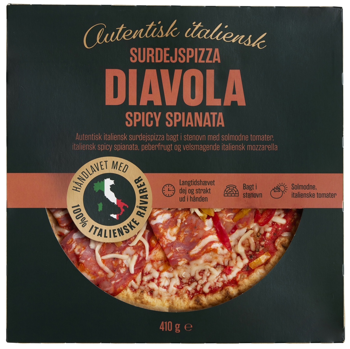 Stærk salami, peberfrugt 410 g