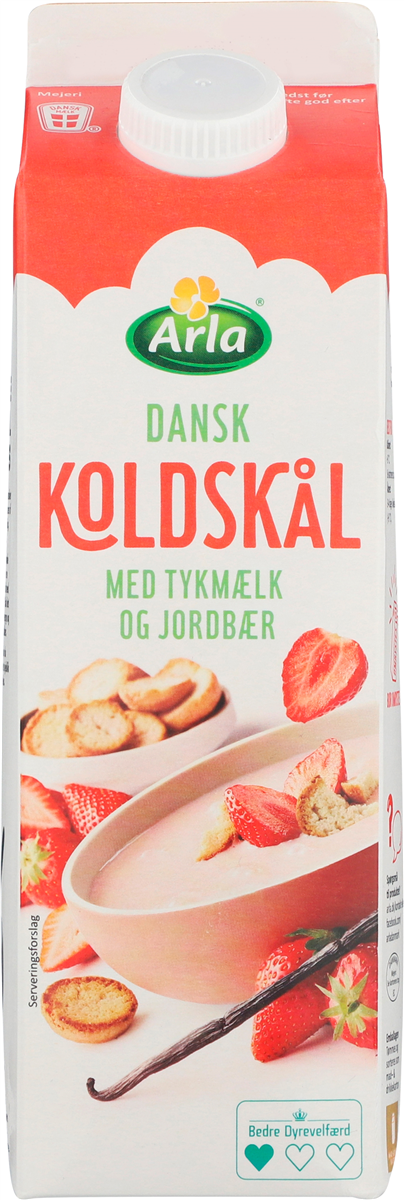 Koldskål med Jordbær 1 L