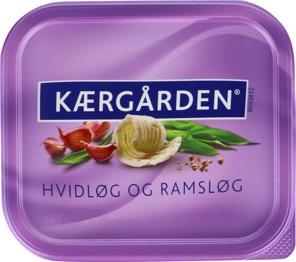 Kærgården Smørbar Hvidløg/Ramsløg 125 g