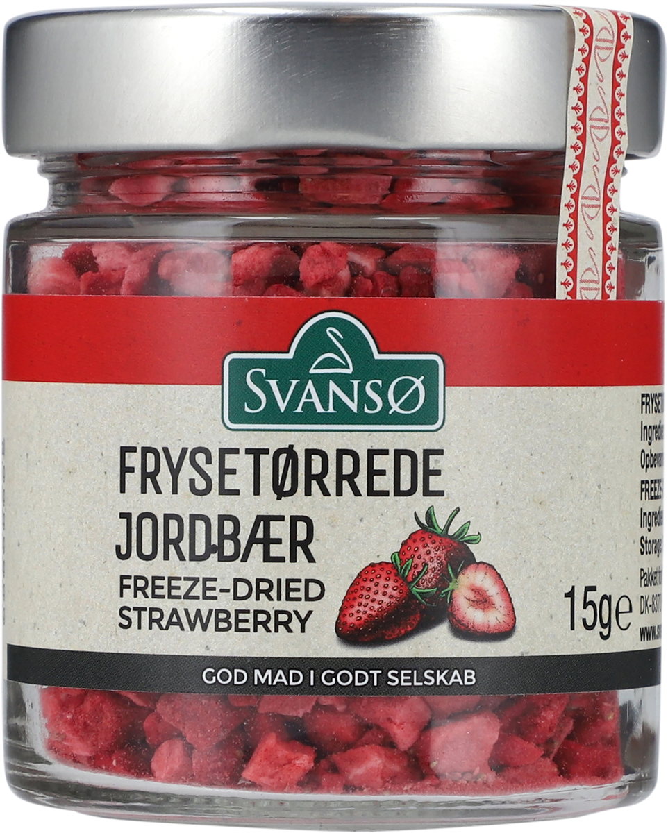 Svansø frysetørret jordbær 15 g