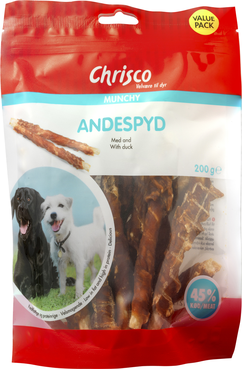 Hundegodbid andespyd, Chrisco 200 g