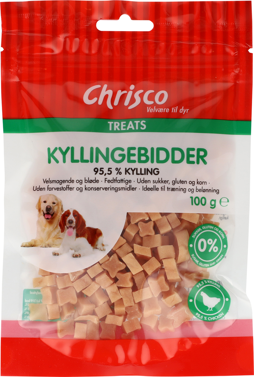 Kyllingebidder t. hund, Chrisco 100 g