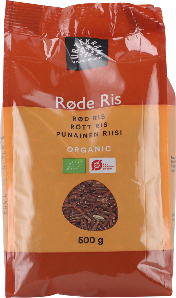 Urtekram Urt. røde ris øko 500 g