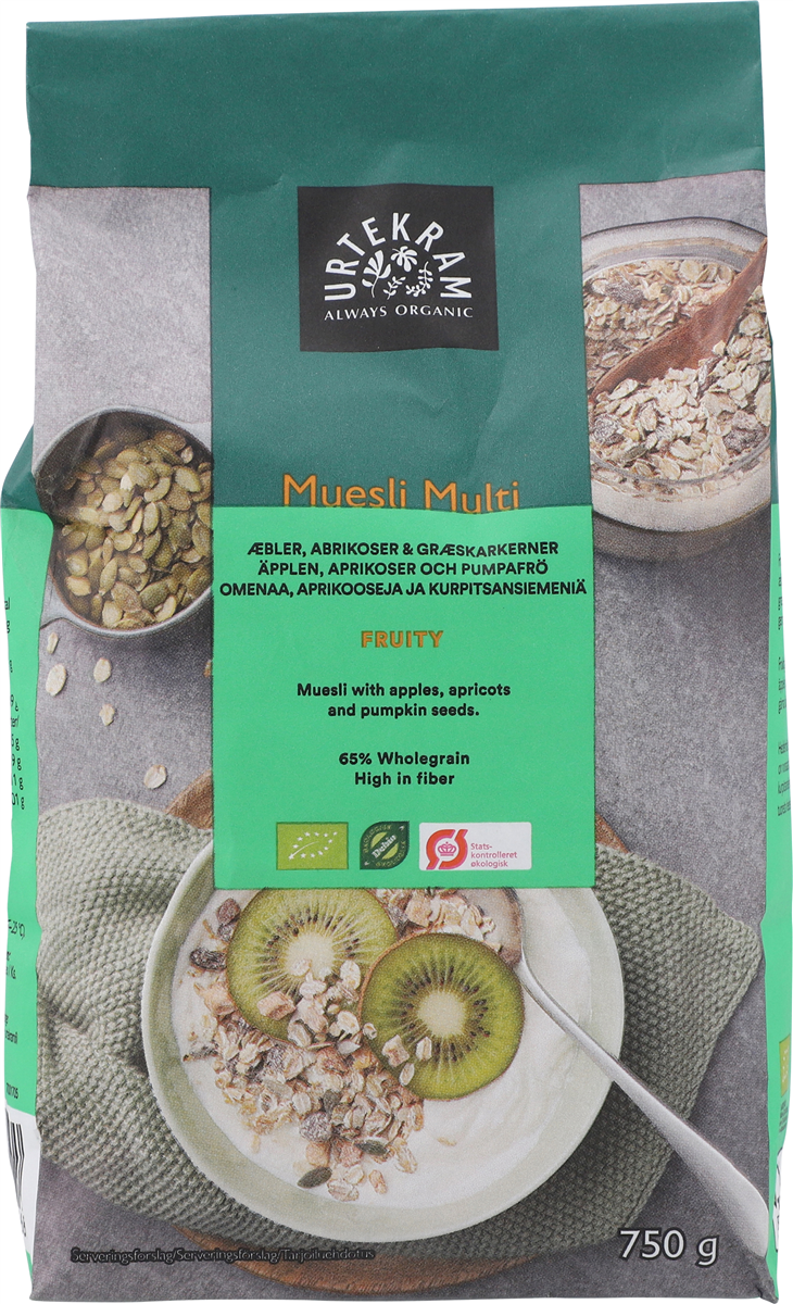 Urte Muesli Multi Havr Øko