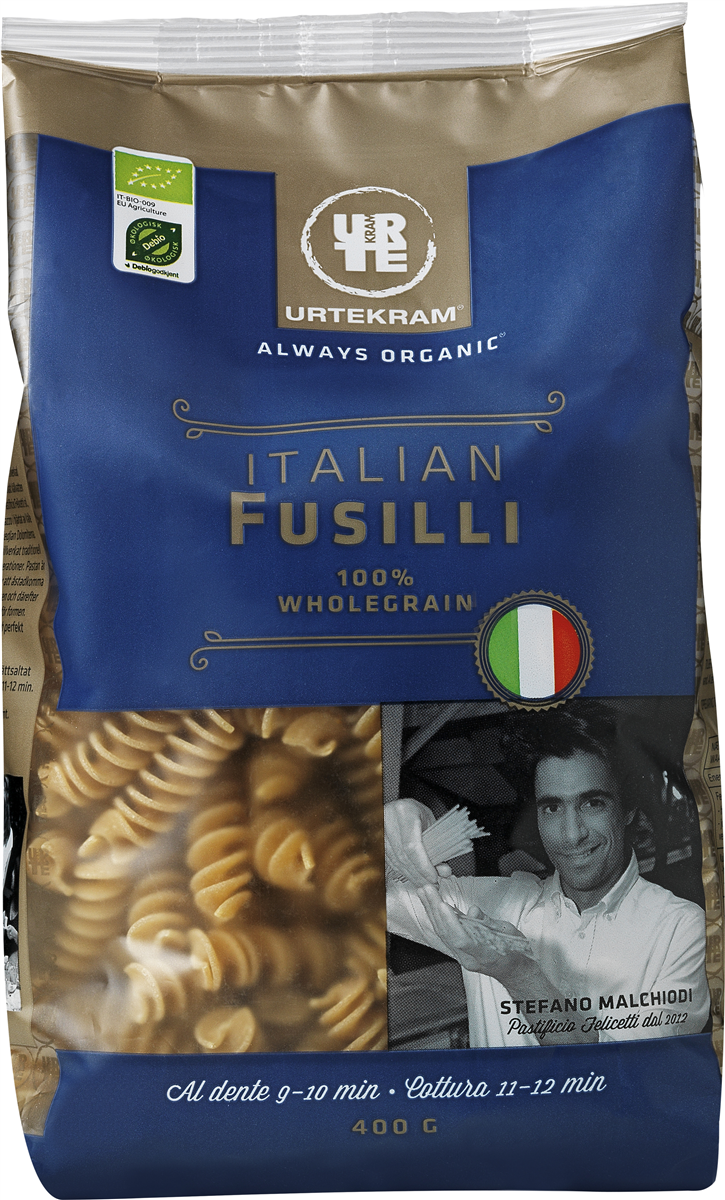 Urtekram Urt. fusili fuldkorn øko 400 g