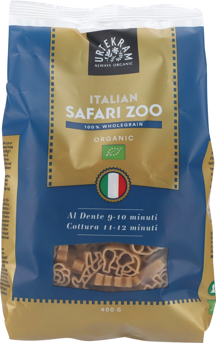 Urtekram Urt. Safari Zoo fuldk. øko 400 g