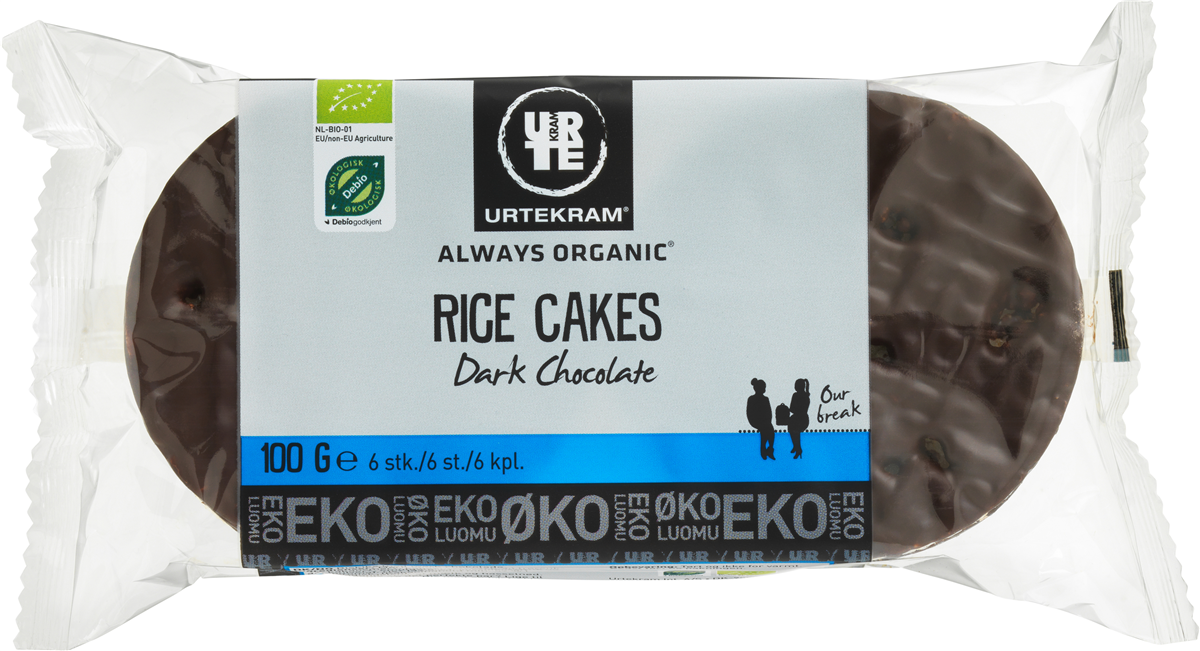 Urtekram Urt riskage mørk choko øko 100 g