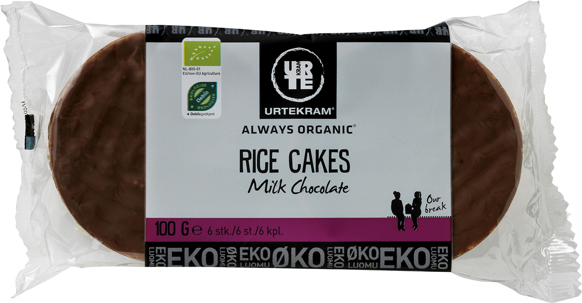 Urtekram Urt. riskage lys choko øko 100 g