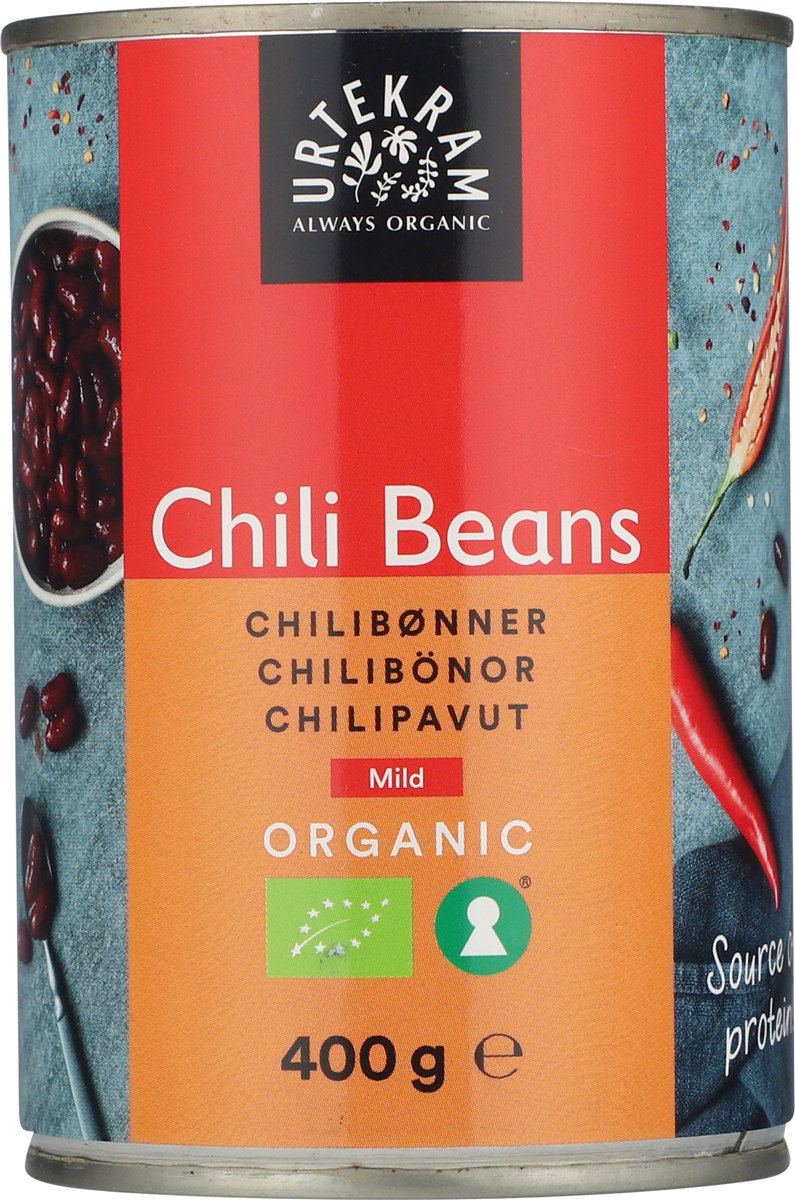 Urtekram Urt. chili beans øko 400 g