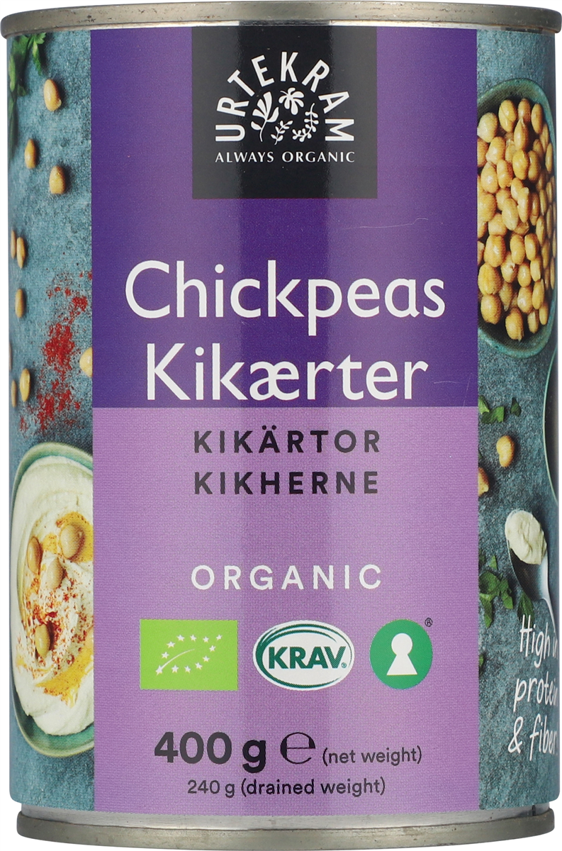Urtekram Urt. kikærter øko 380 g