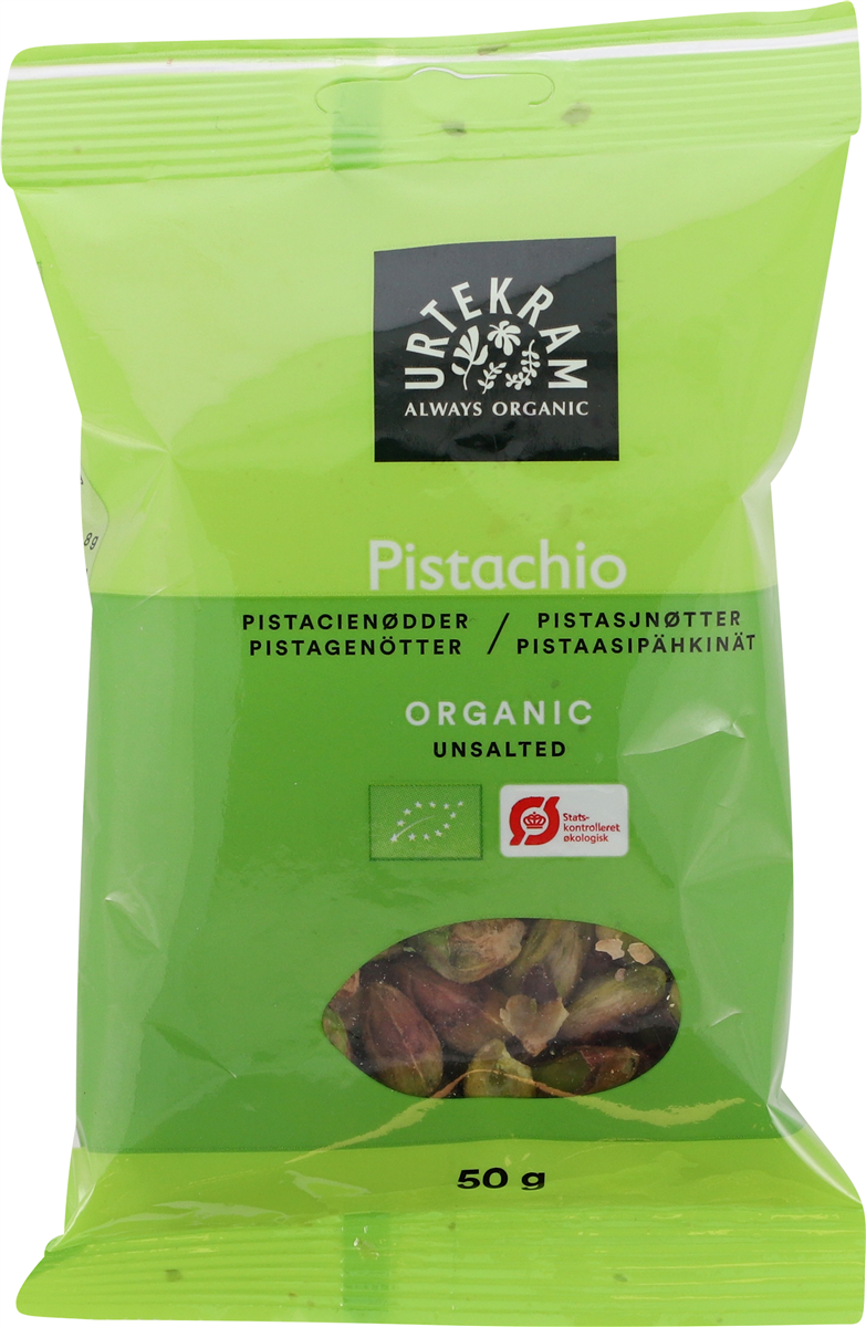 Pistacienødder Usaltet Øko