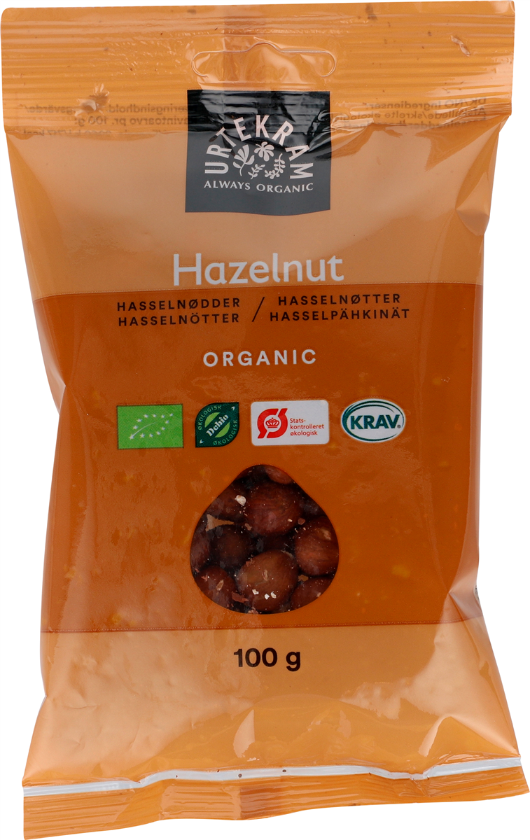 Urtekram Urt.hasselnøddekerner øko 200 g