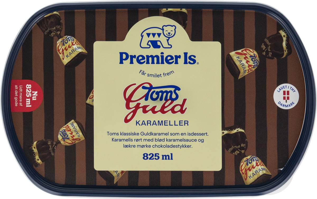 ❄️Guldkaramel is, Toms 825 ml