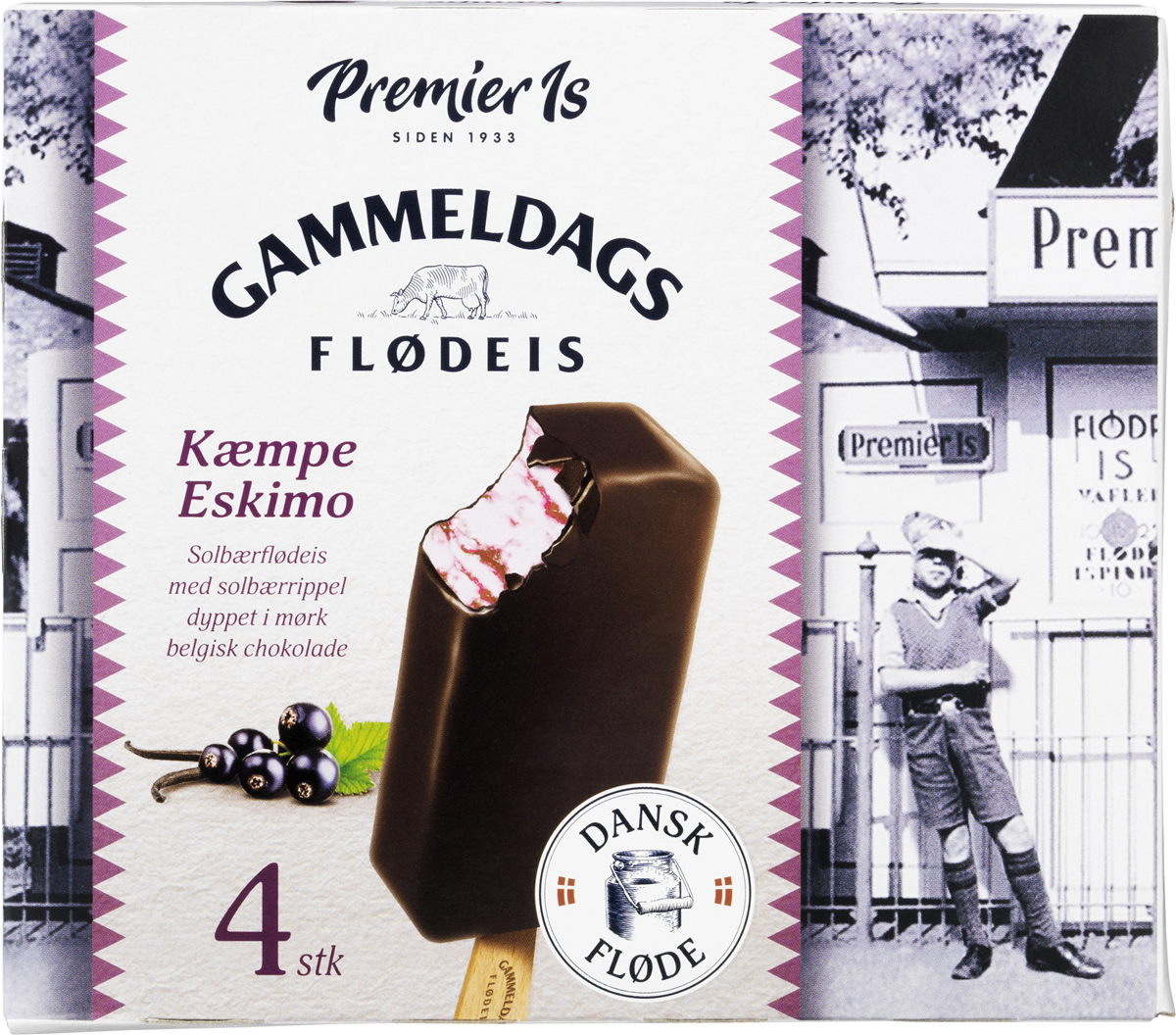Gl.dags flødeis Kæm.Eskimo 73 g
