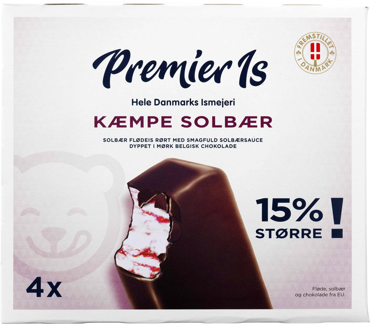 Premier Is kæmpe solbær 460 ml
