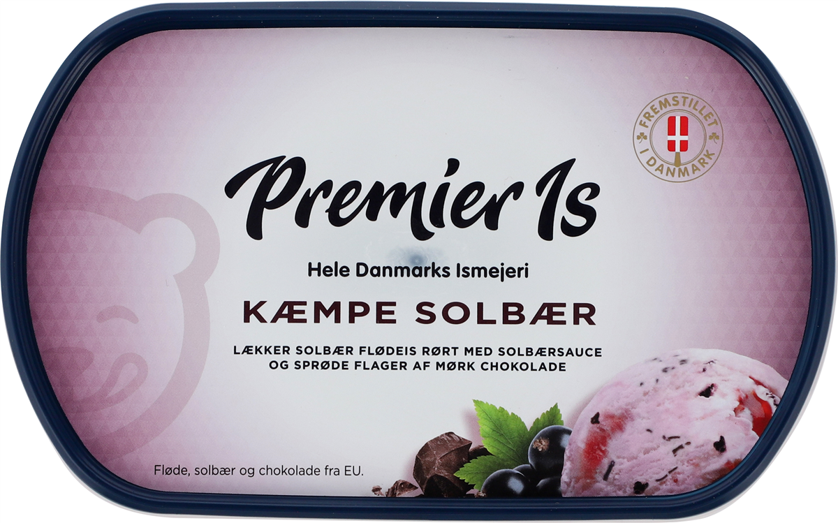 Premier Is kæmpe solbær 800 ml
