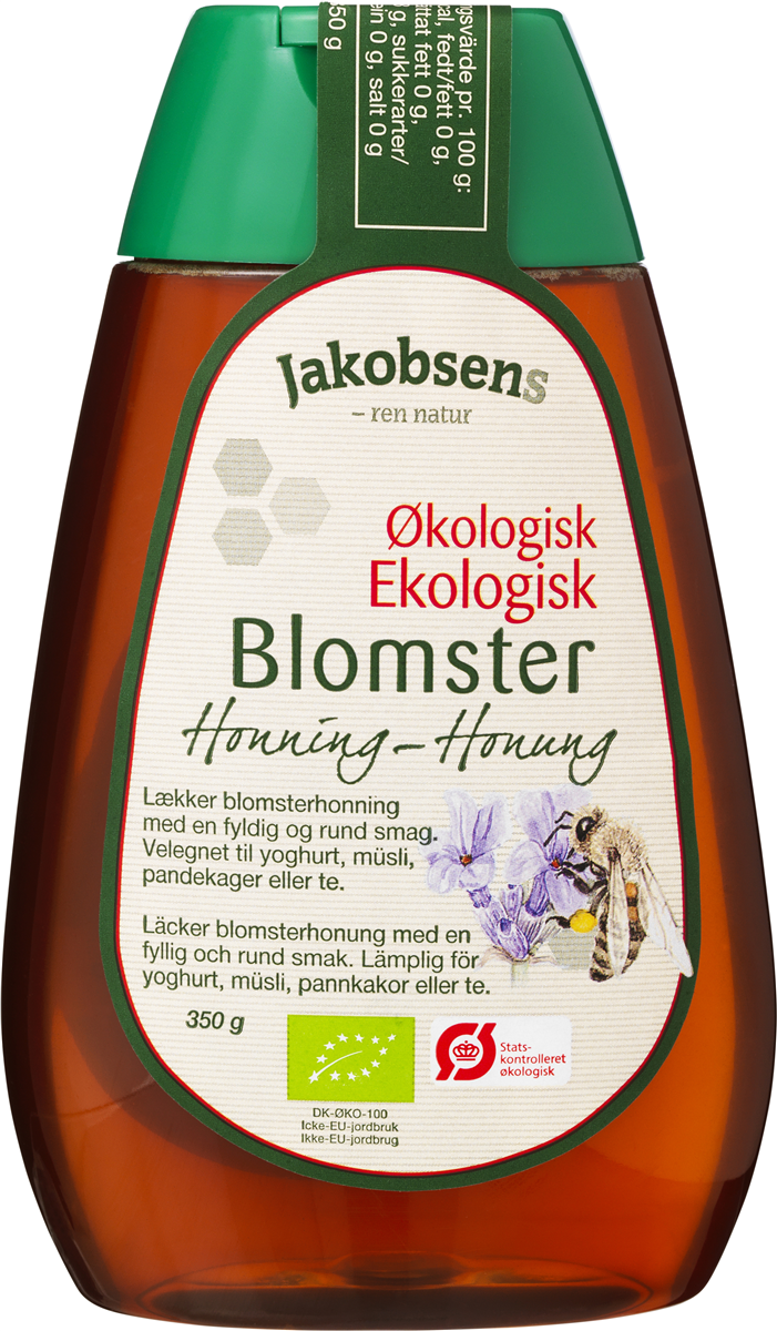 Blomster Honning Øko, 350 Gram