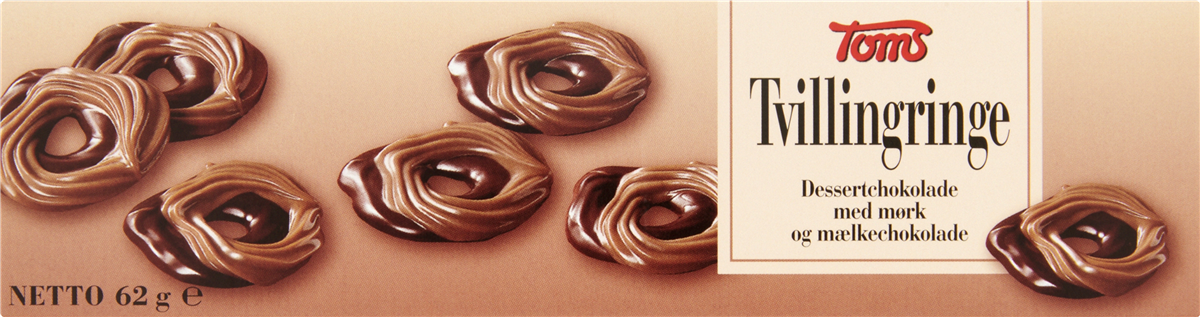 Toms, Mørk- og mælkechokolade