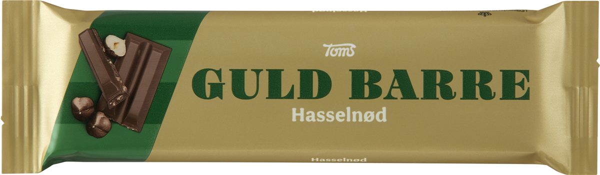 Toms, Mælkechokolade m. hasselnødder