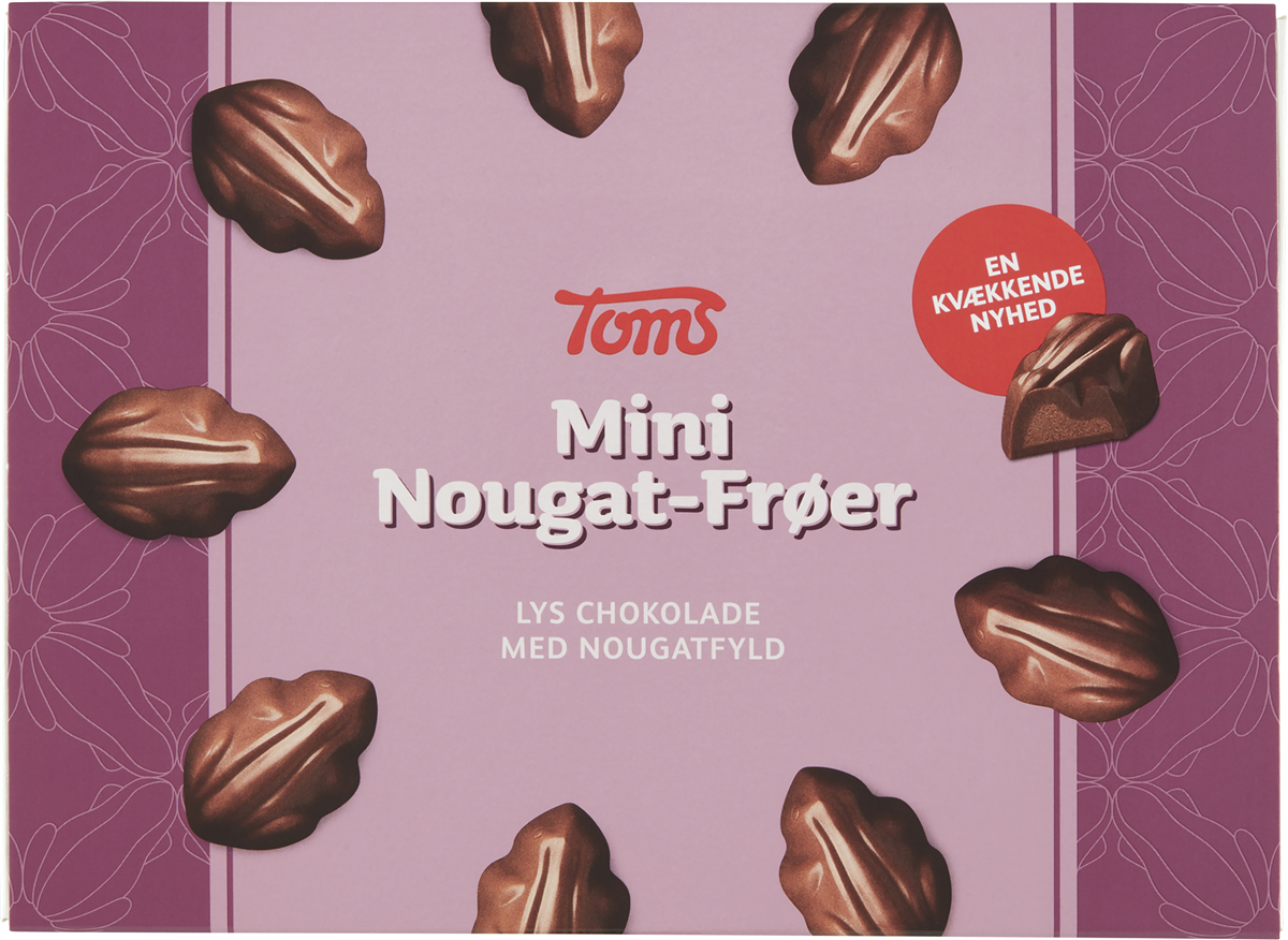 Toms mini nougatfrø 108 g