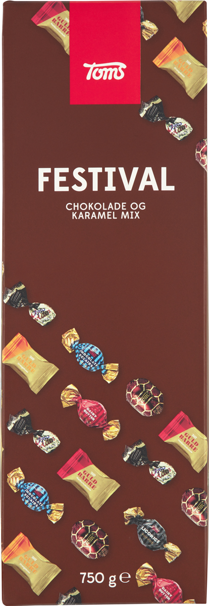 Toms Festival Blandede Chokolader og Karameller