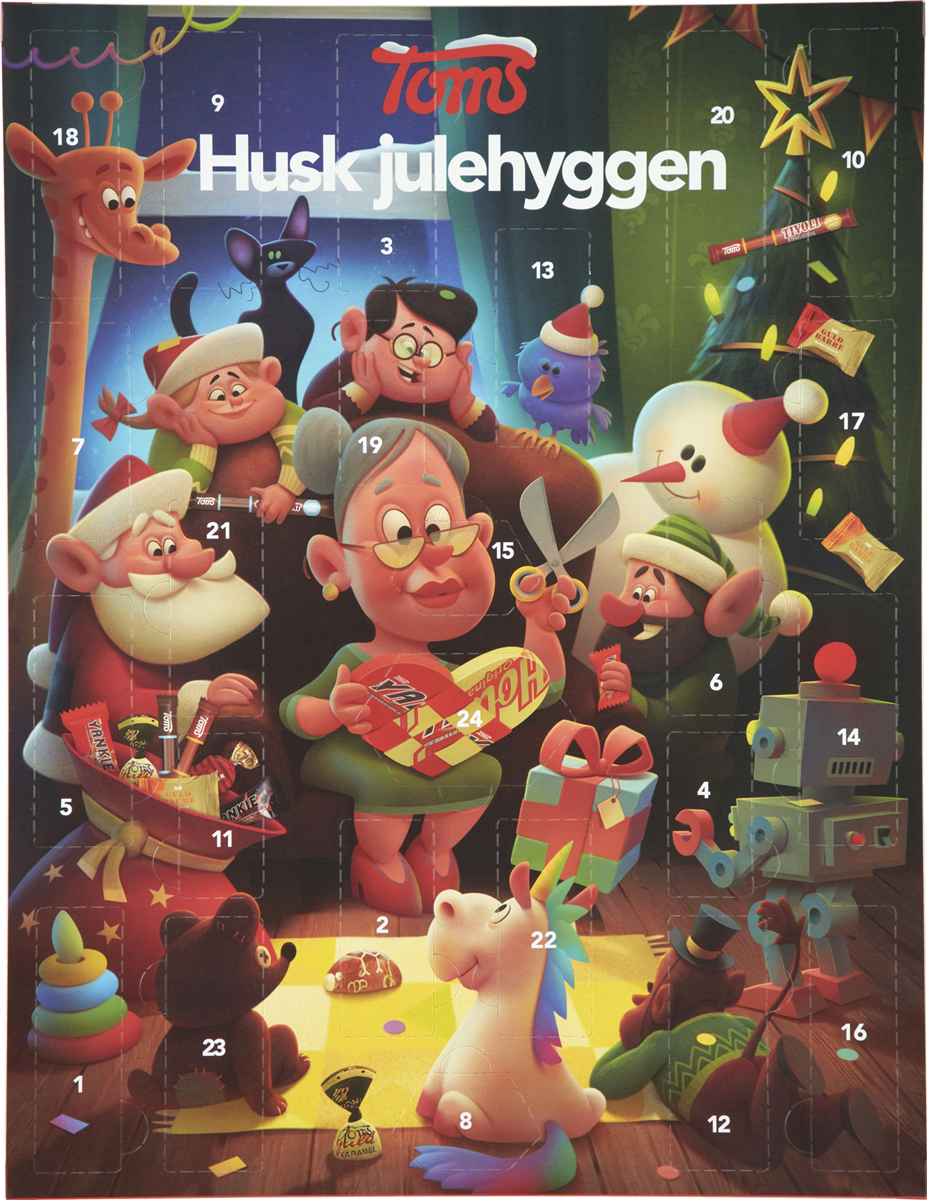 Toms Julehyggen kalender 271 g