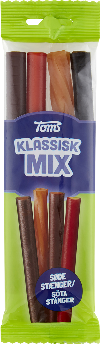 Toms, Blandede stænger