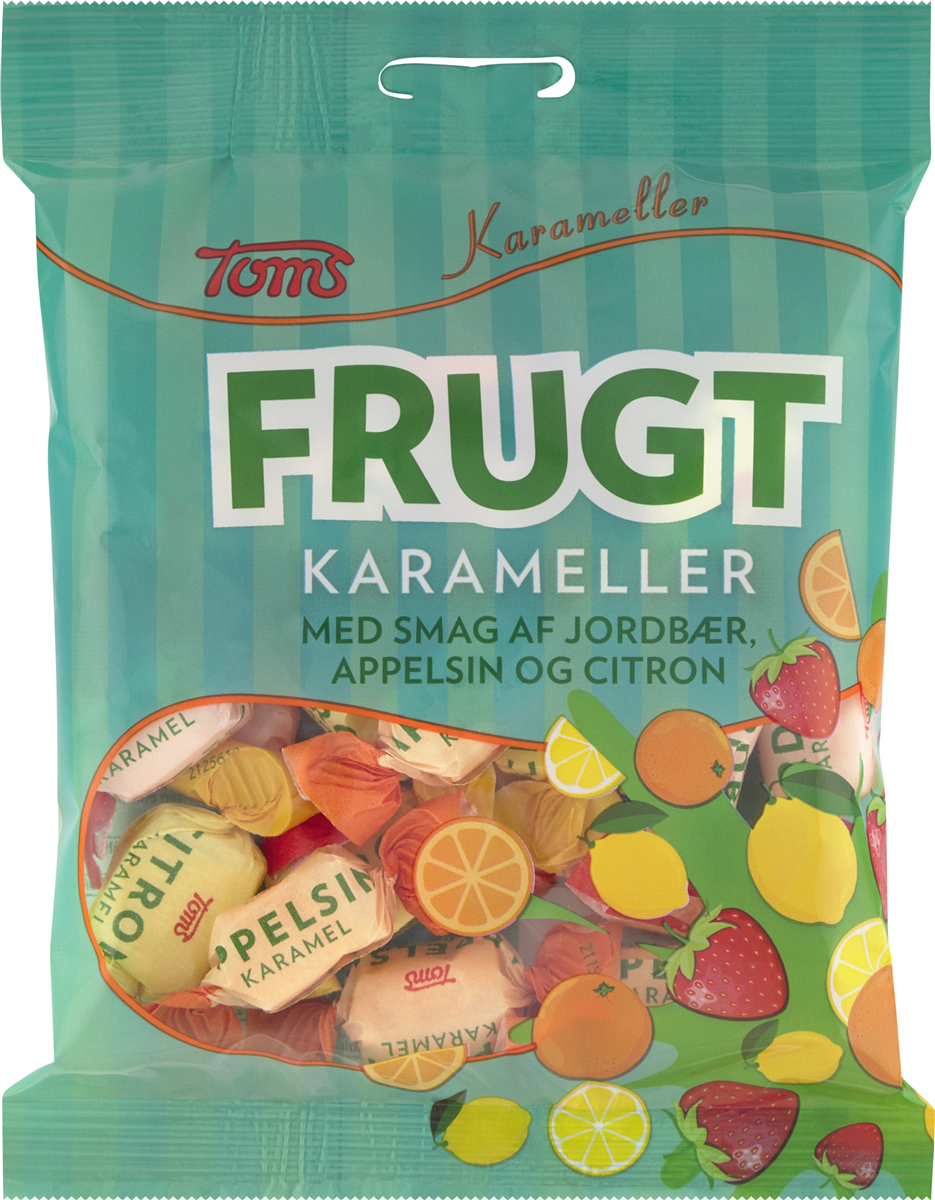 Toms Frugt Karameller, 160 Gram
