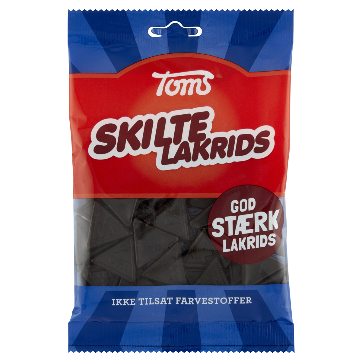 Toms skilte lakrids 110 g