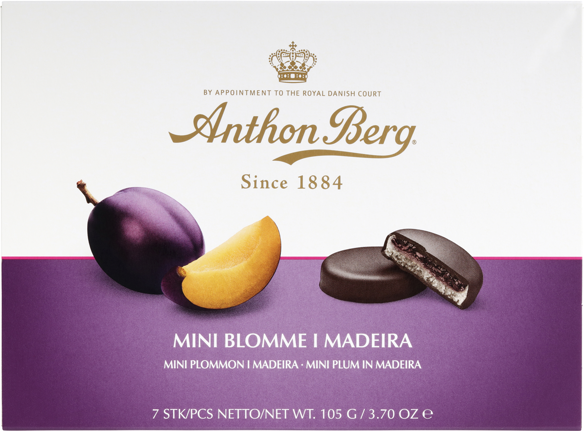 Anthon Berg Blomme i Madeira Mini 105 g